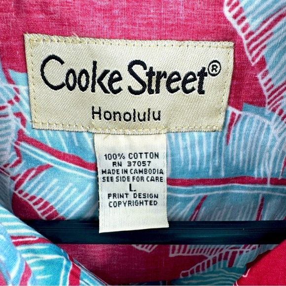 NWT Cooke Street Hawaiian ShortSleeve Button Down Shirt - Picture 6 of 7